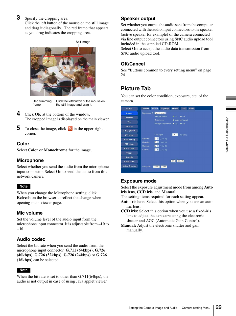 Picture tab | Sony DF70P User Manual | Page 29 / 67
