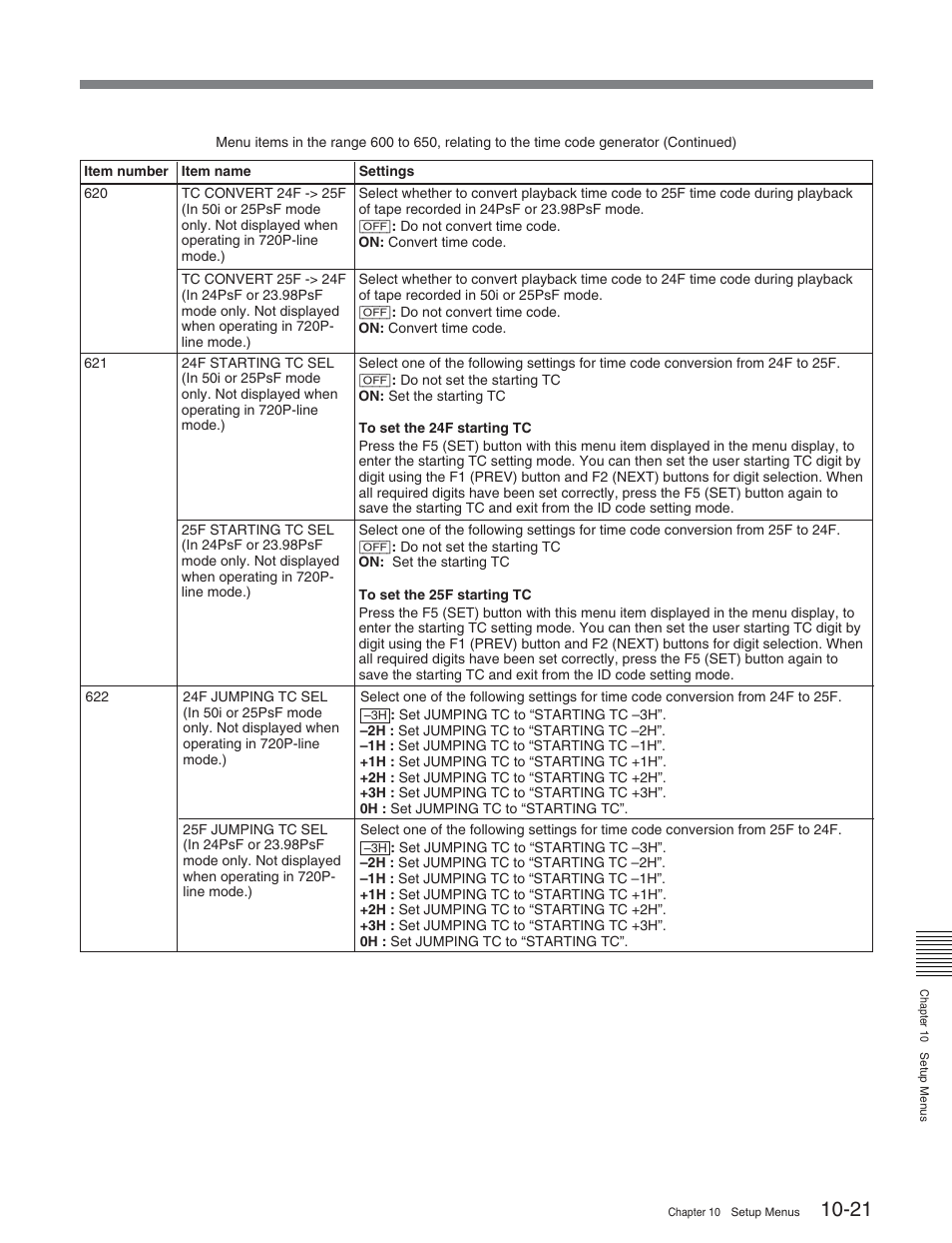 Sony HDW-S2000 User Manual | Page 129 / 158