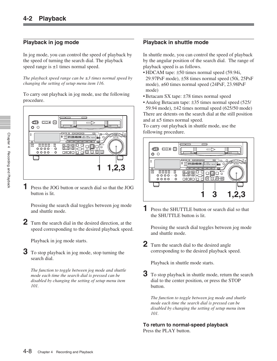 Sony HDW-S2000 User Manual | Page 50 / 158