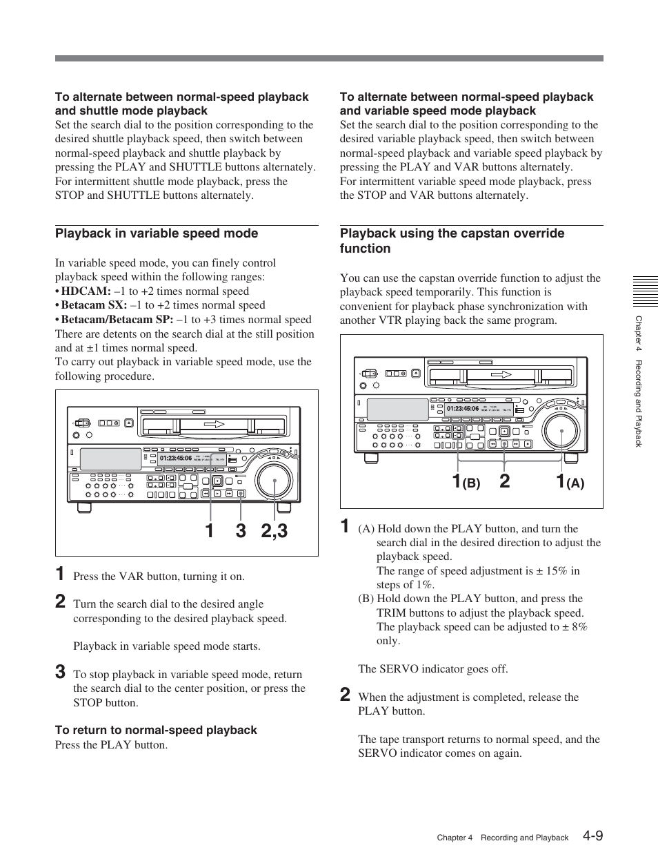 Sony HDW-S2000 User Manual | Page 51 / 158