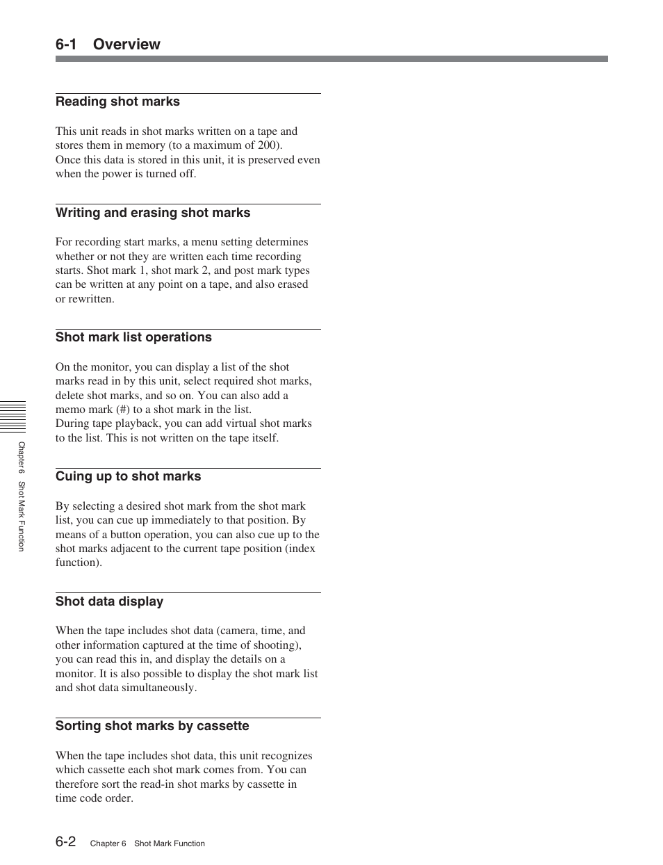 1 overview | Sony HDW-S2000 User Manual | Page 74 / 158