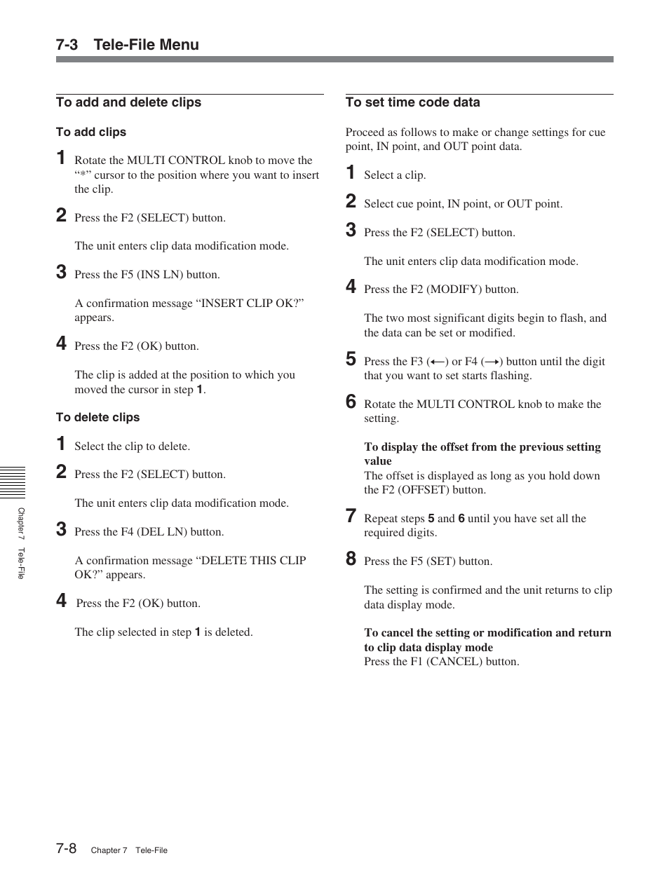 Sony HDW-S2000 User Manual | Page 90 / 158