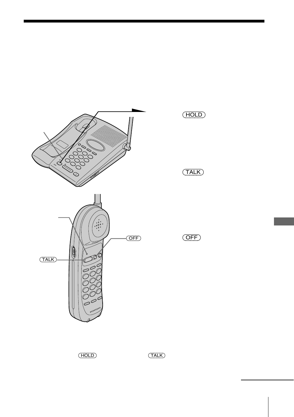 Switching the phones during a call, To switch from the base phone to the handset | Sony SPP-933 User Manual | Page 25 / 80