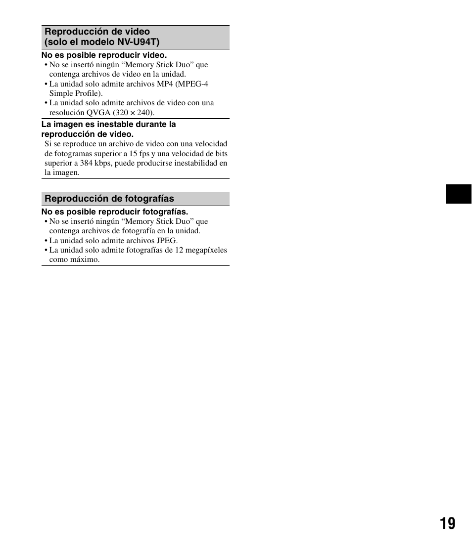 Sony NV-U84 User Manual | Page 57 / 60