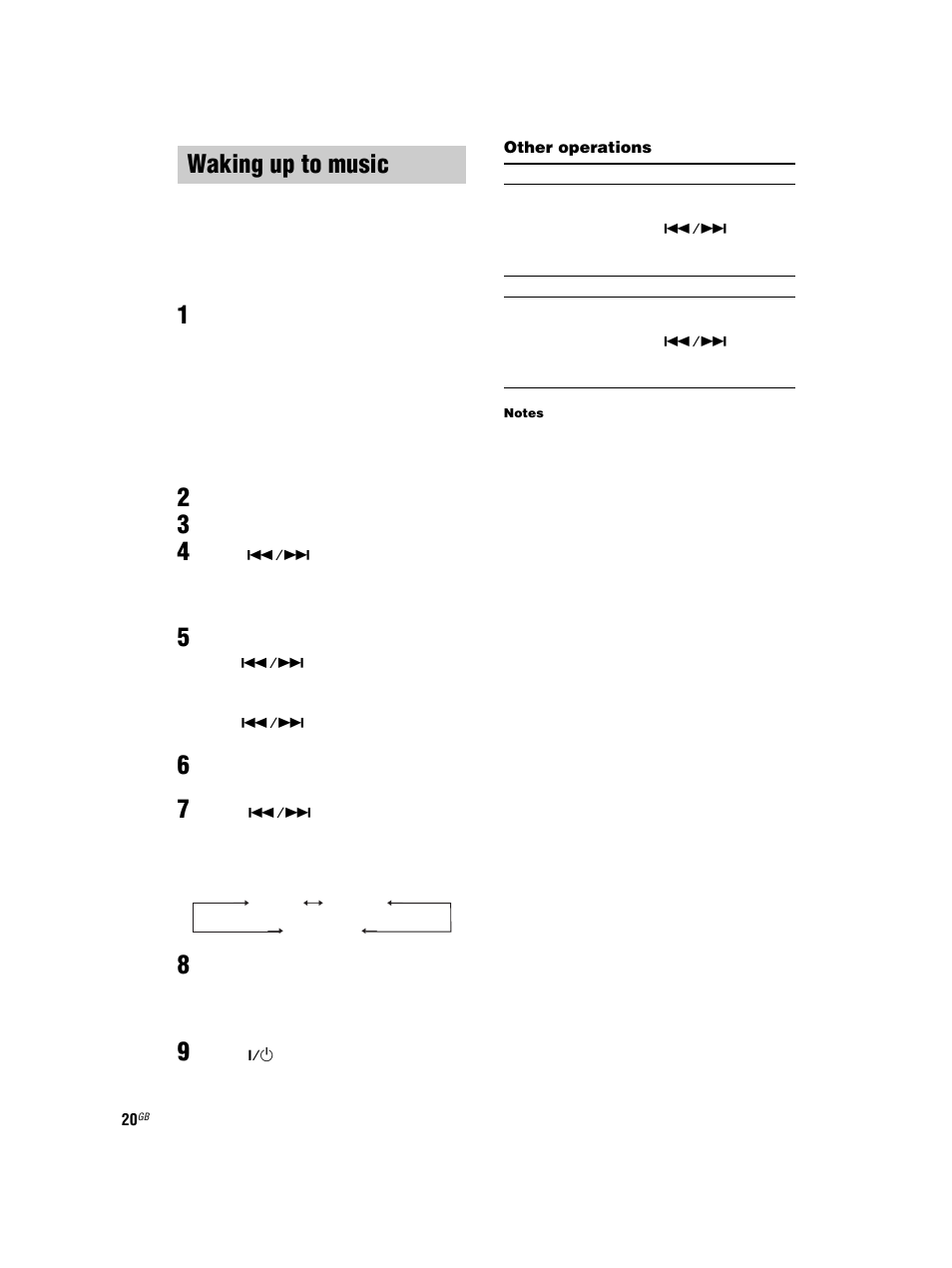 Waking up to music, Play timer | Sony CMT-HPX7 User Manual | Page 20 / 36