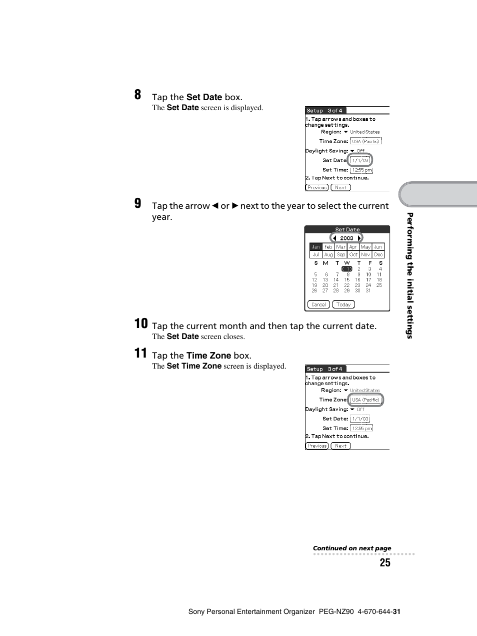 Sony PEG-NZ90 User Manual | Page 25 / 115