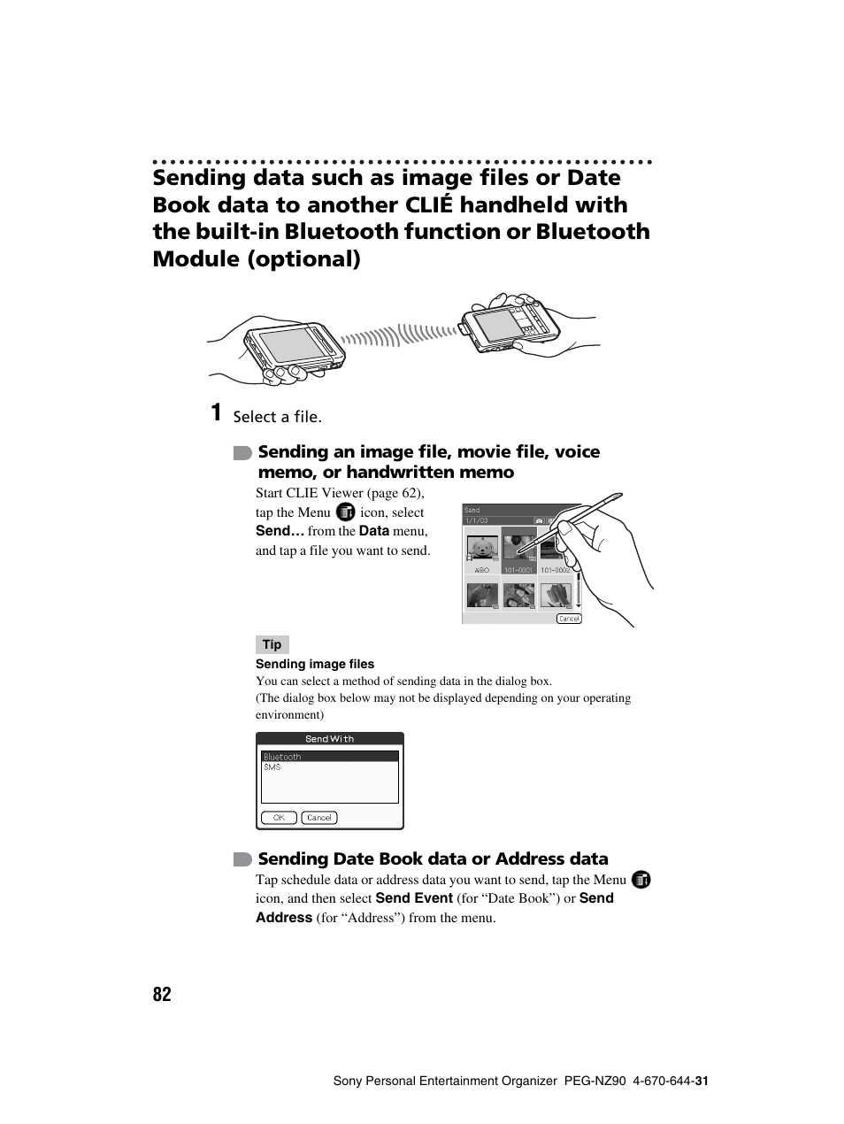 Sony PEG-NZ90 User Manual | Page 82 / 115