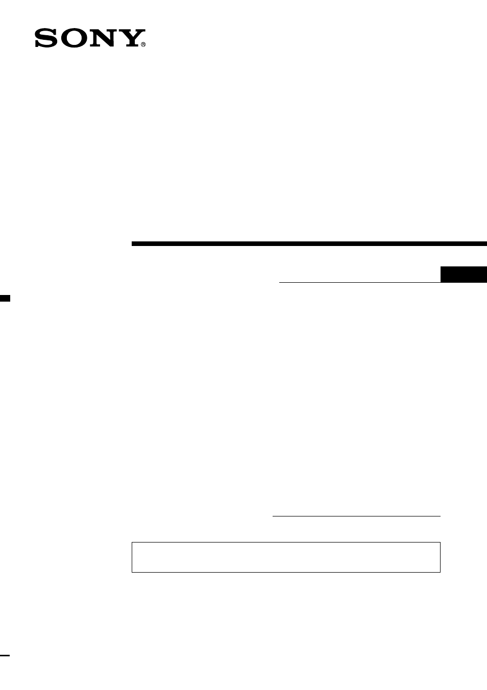 Sony FM/AM CASSETTE XR-4890 User Manual | 20 pages