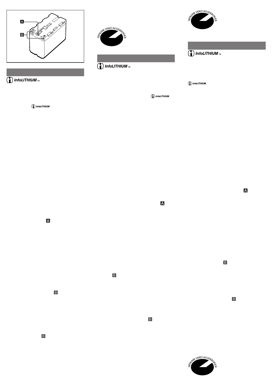 Sony NP-F930/B User Manual | Page 2 / 2