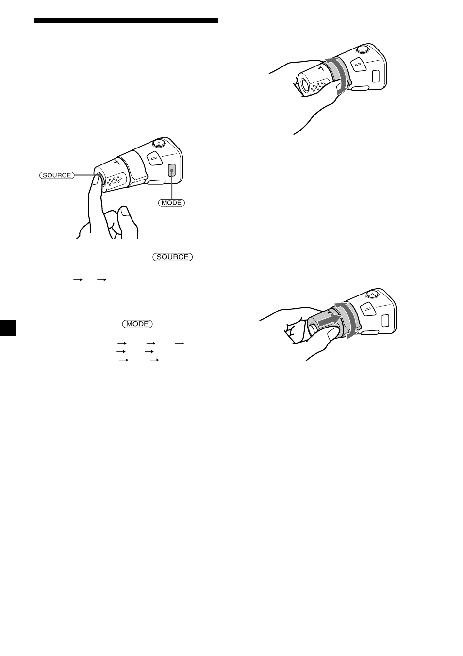 18 använda vridkontrollen | Sony CDX-C5850R User Manual | Page 108 / 124