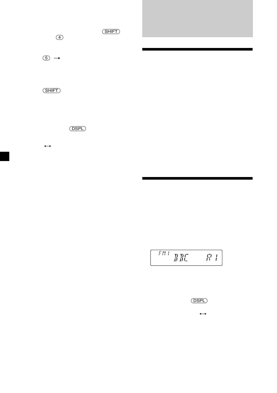 Overview of the rds function, Displaying the station name | Sony CDX-C5850R User Manual | Page 12 / 124