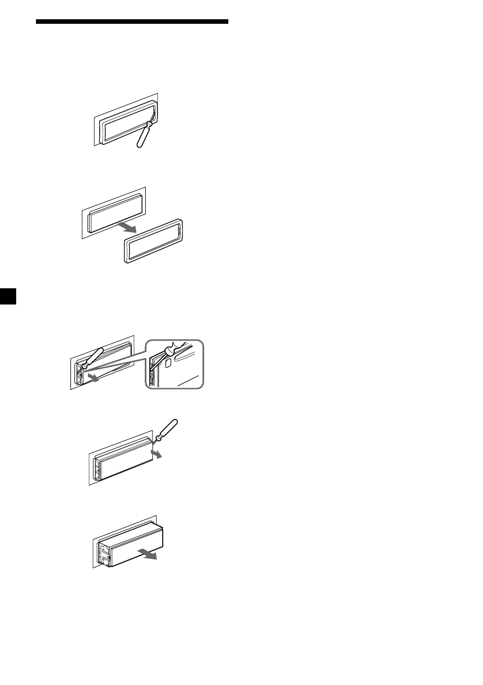 28 desmontaje de la unidad | Sony CDX-C5850R User Manual | Page 58 / 124