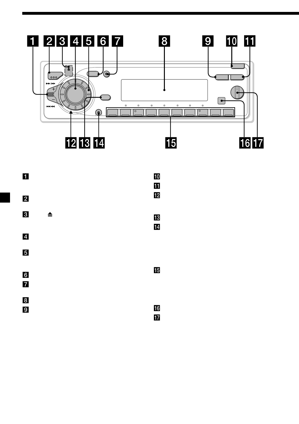 Localização das teclas | Sony CDX-C5850R User Manual | Page 64 / 124