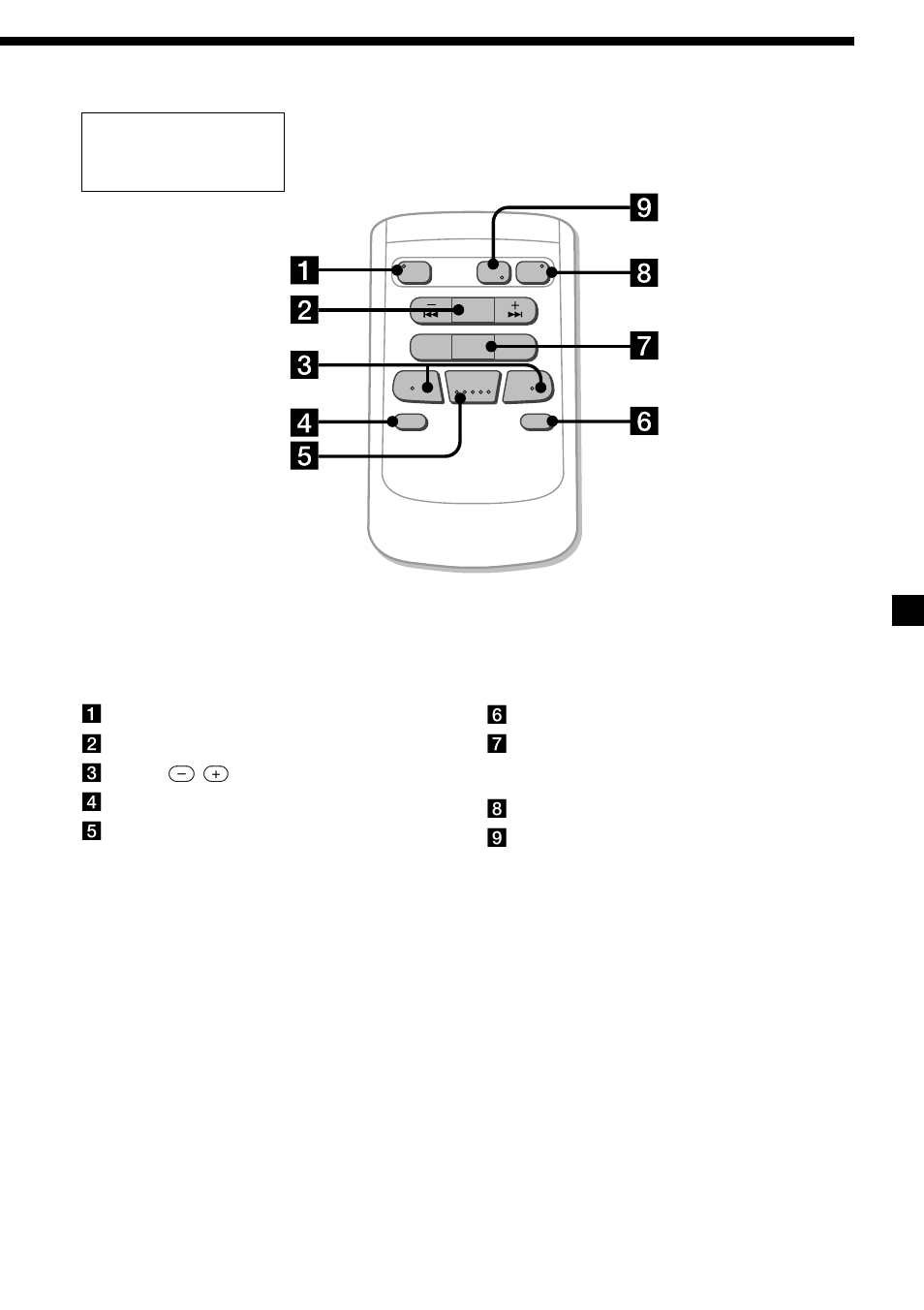 Telecomando opcional sem fios (rm-x47), 8 tecla source 9 tecla mode/dir | Sony CDX-C5850R User Manual | Page 65 / 124