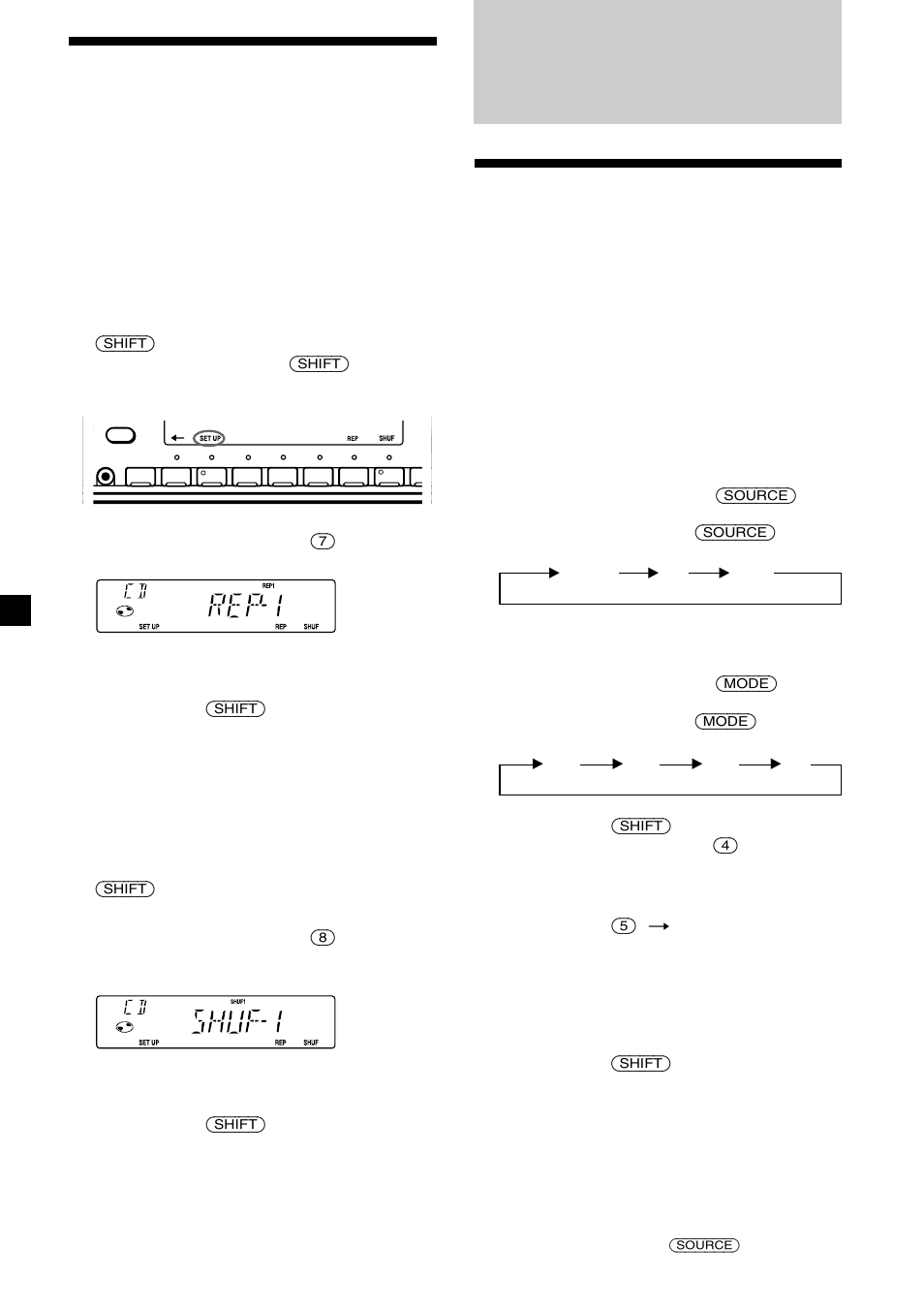 Rádio, 10 reproduzir um cd em vários modos | Sony CDX-C5850R User Manual | Page 70 / 124