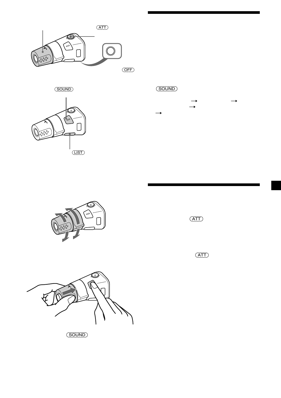 Regulação das características de som, Redução do som ao mínimo | Sony CDX-C5850R User Manual | Page 79 / 124