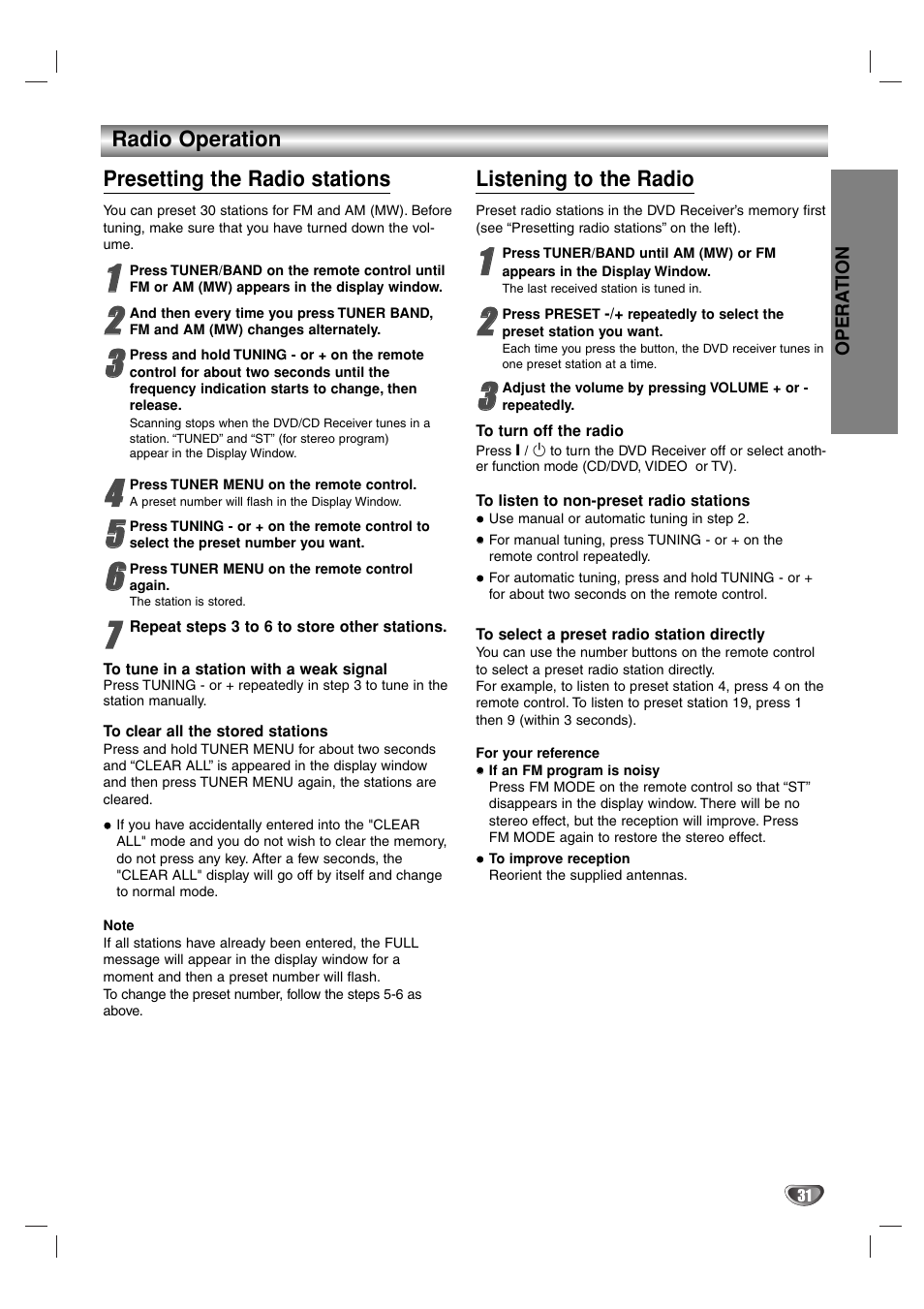 Sony DAV-SB100 User Manual | Page 31 / 40