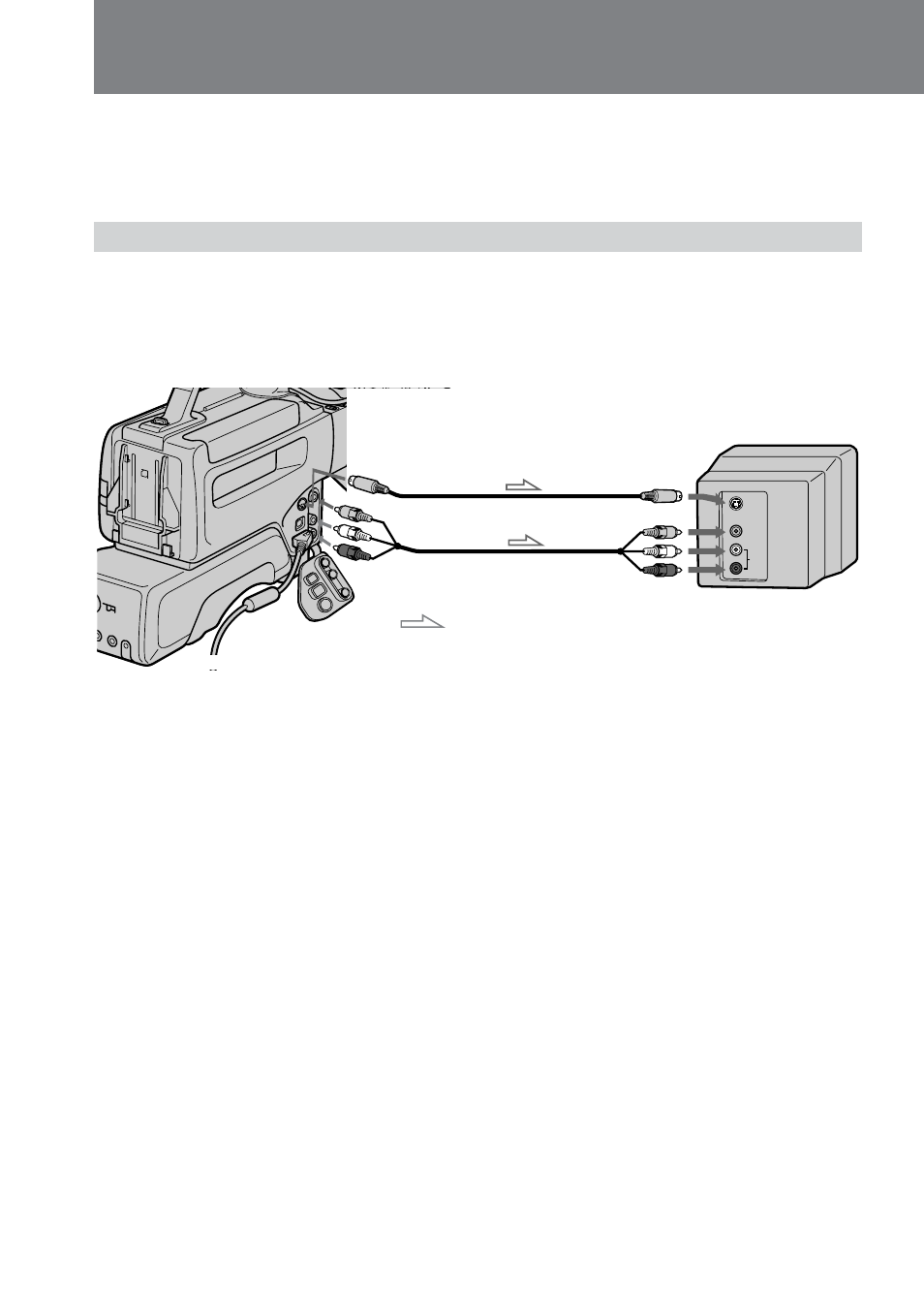 Connections for playback | Sony DCR-VX9000 User Manual | Page 20 / 96