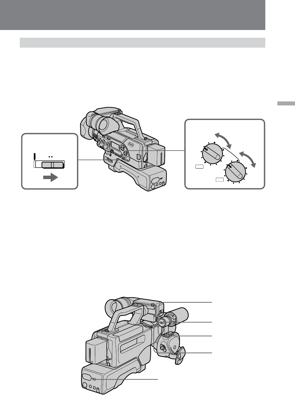 Adjusting the recording level manually | Sony DCR-VX9000 User Manual | Page 53 / 96