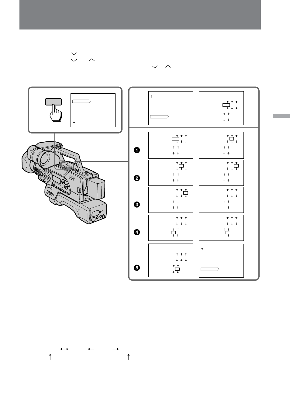 Resetting the date and time, Repeat the above procedure | Sony DCR-VX9000 User Manual | Page 69 / 96