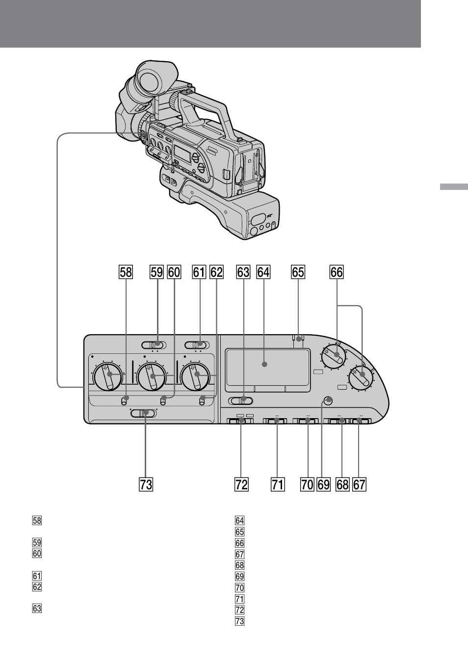 º &¡ &™ &£ ^ª %• %ª ^¡ ^£ ^¢ ^∞ ^§ ^º | Sony DCR-VX9000 User Manual | Page 85 / 96