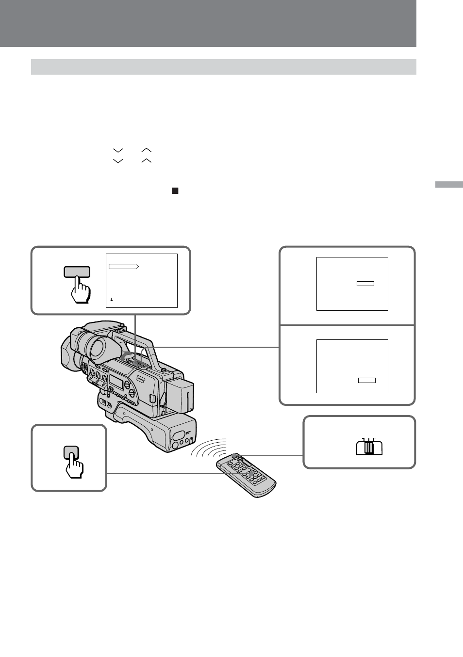 About the id of the remote commander | Sony DCR-VX9000 User Manual | Page 89 / 96