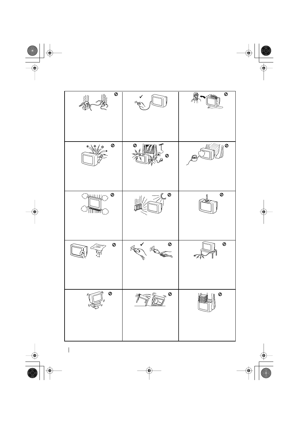 Safety information | Sony KV-21LS30B User Manual | Page 4 / 22