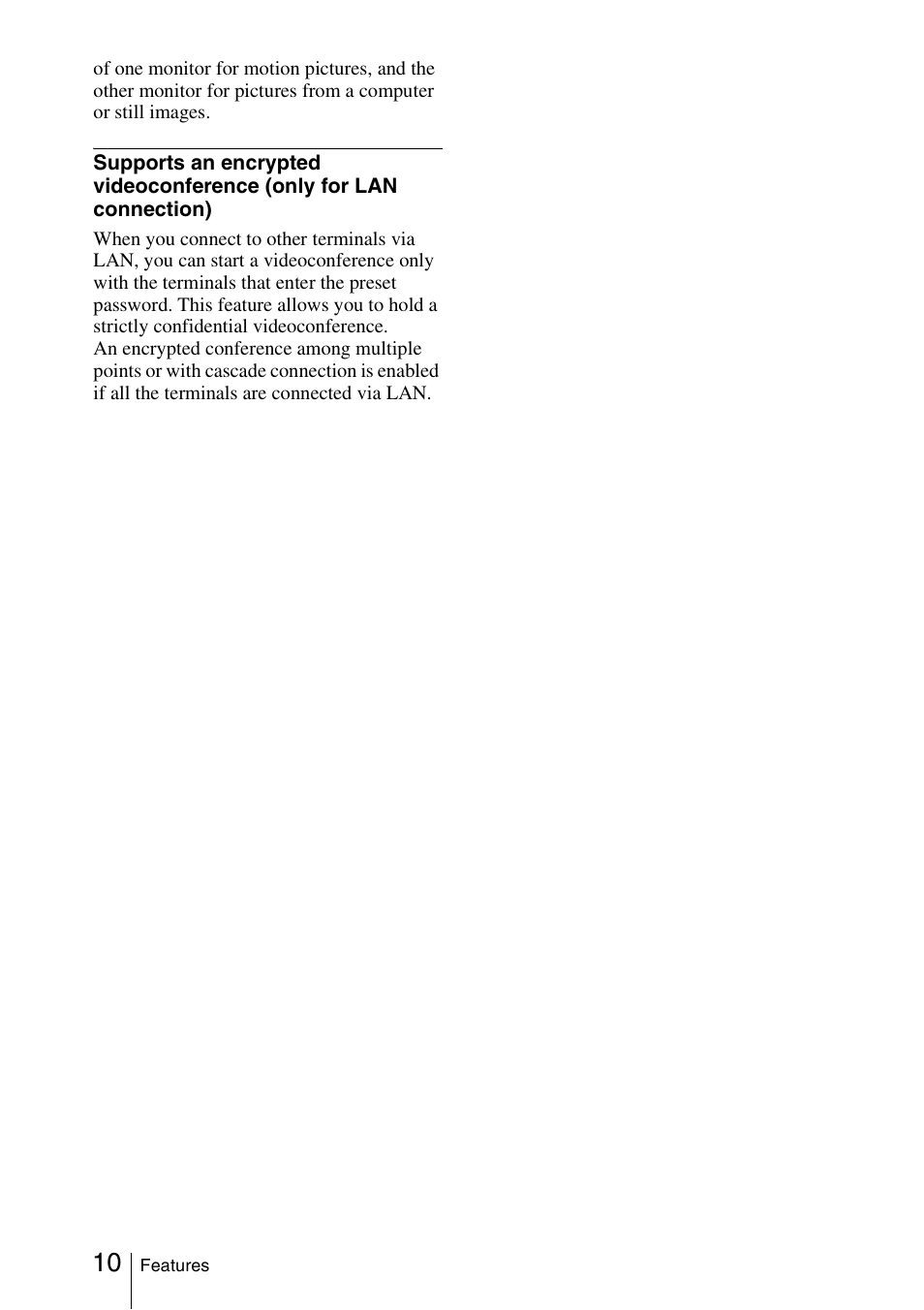 Sony PCS-1/1P User Manual | Page 10 / 216