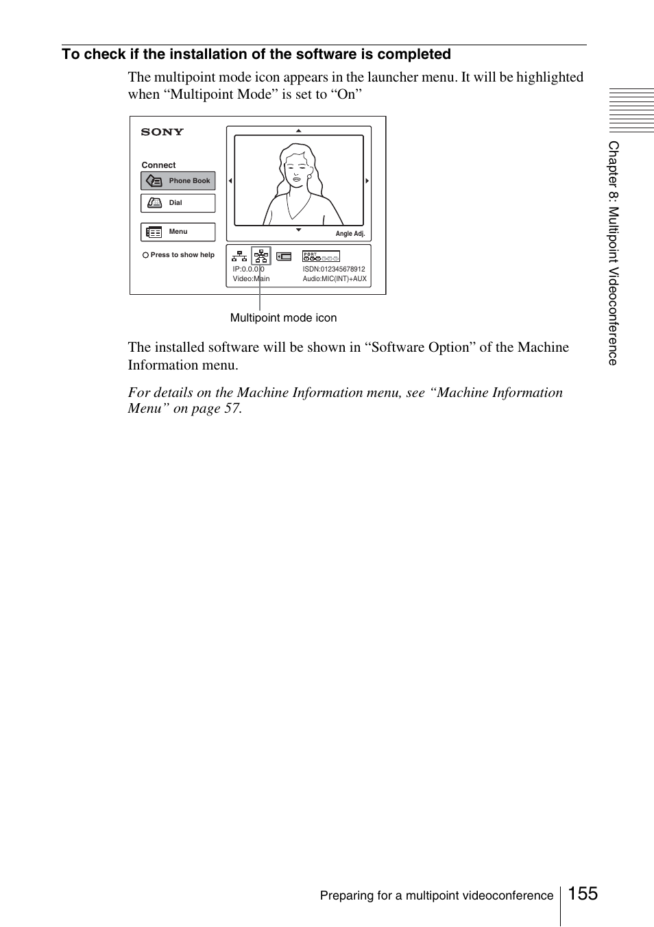 Sony PCS-1/1P User Manual | Page 155 / 216