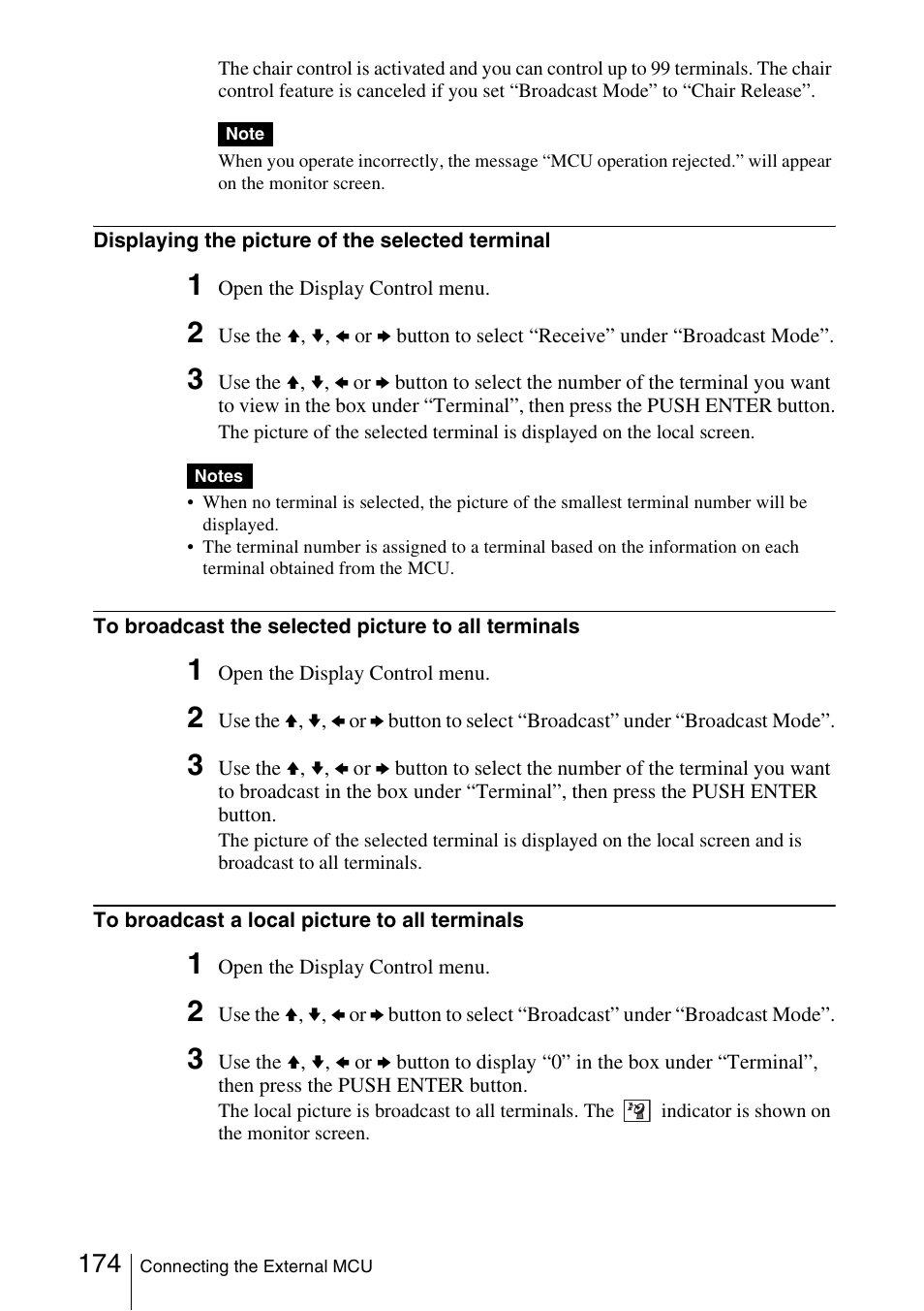 Sony PCS-1/1P User Manual | Page 174 / 216