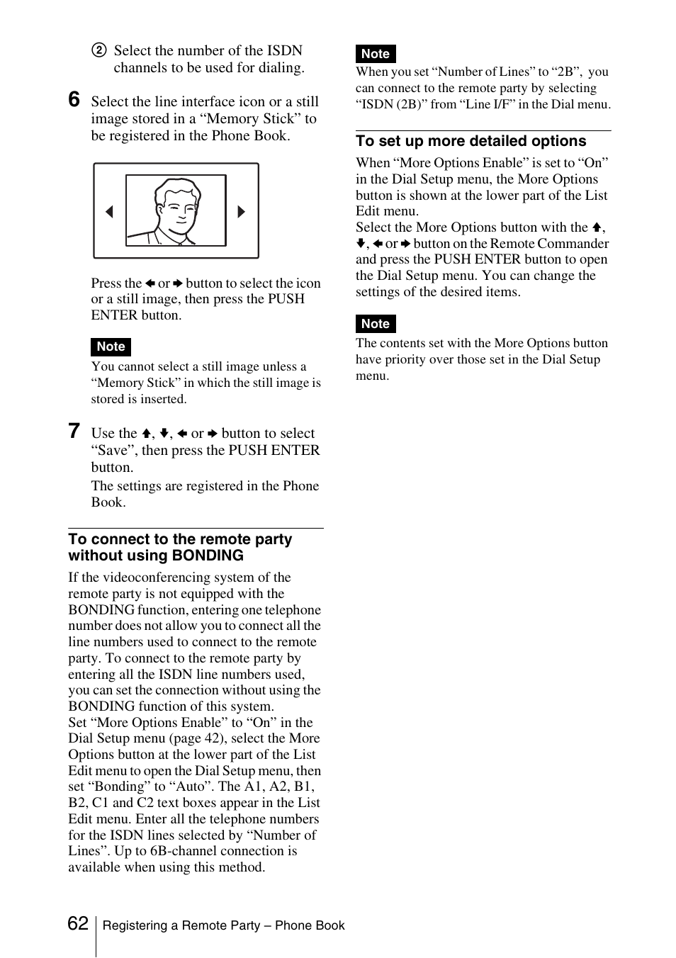 Sony PCS-1/1P User Manual | Page 62 / 216