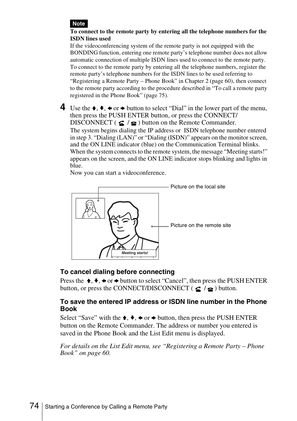 Sony PCS-1/1P User Manual | Page 74 / 216