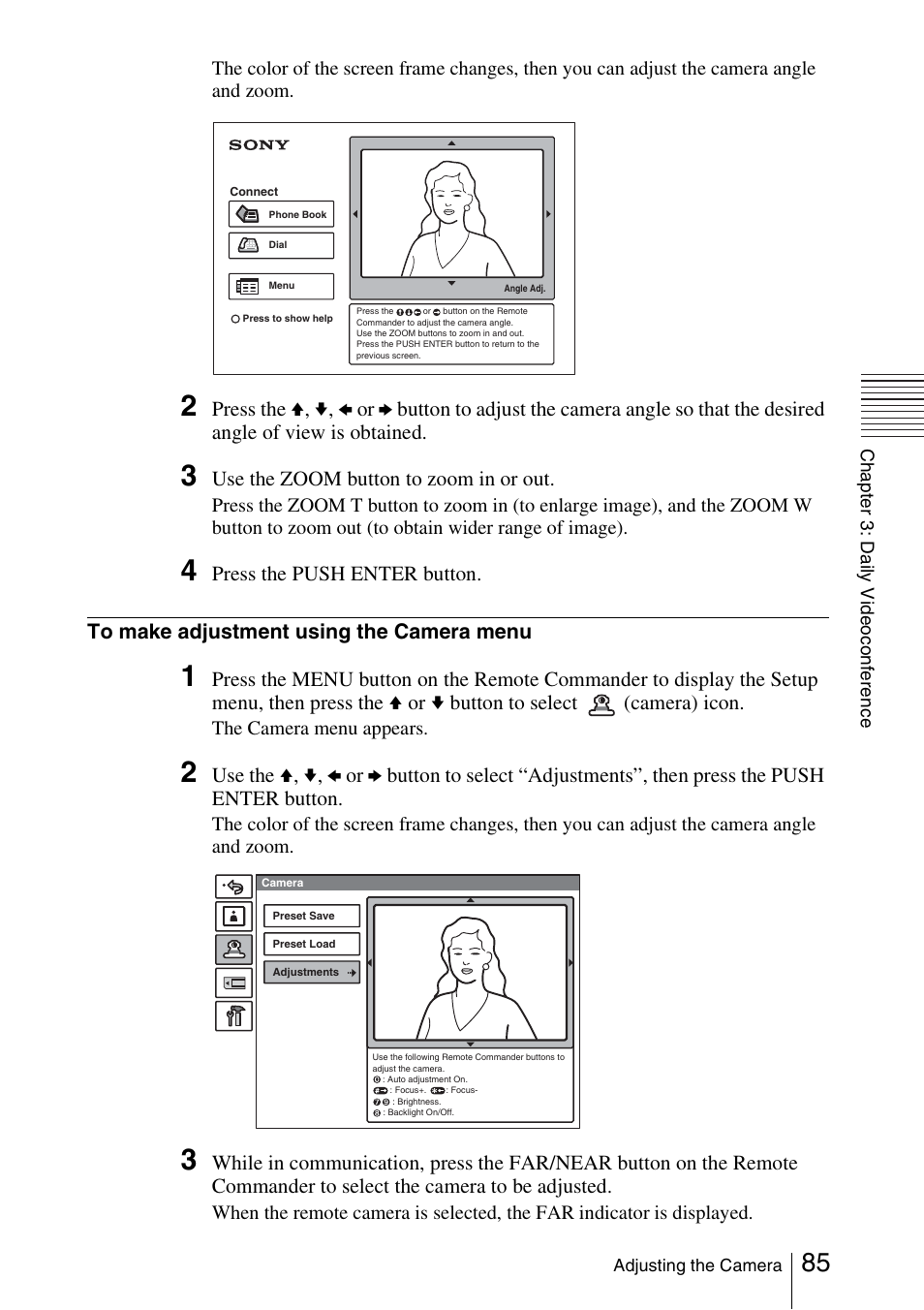 Sony PCS-1/1P User Manual | Page 85 / 216