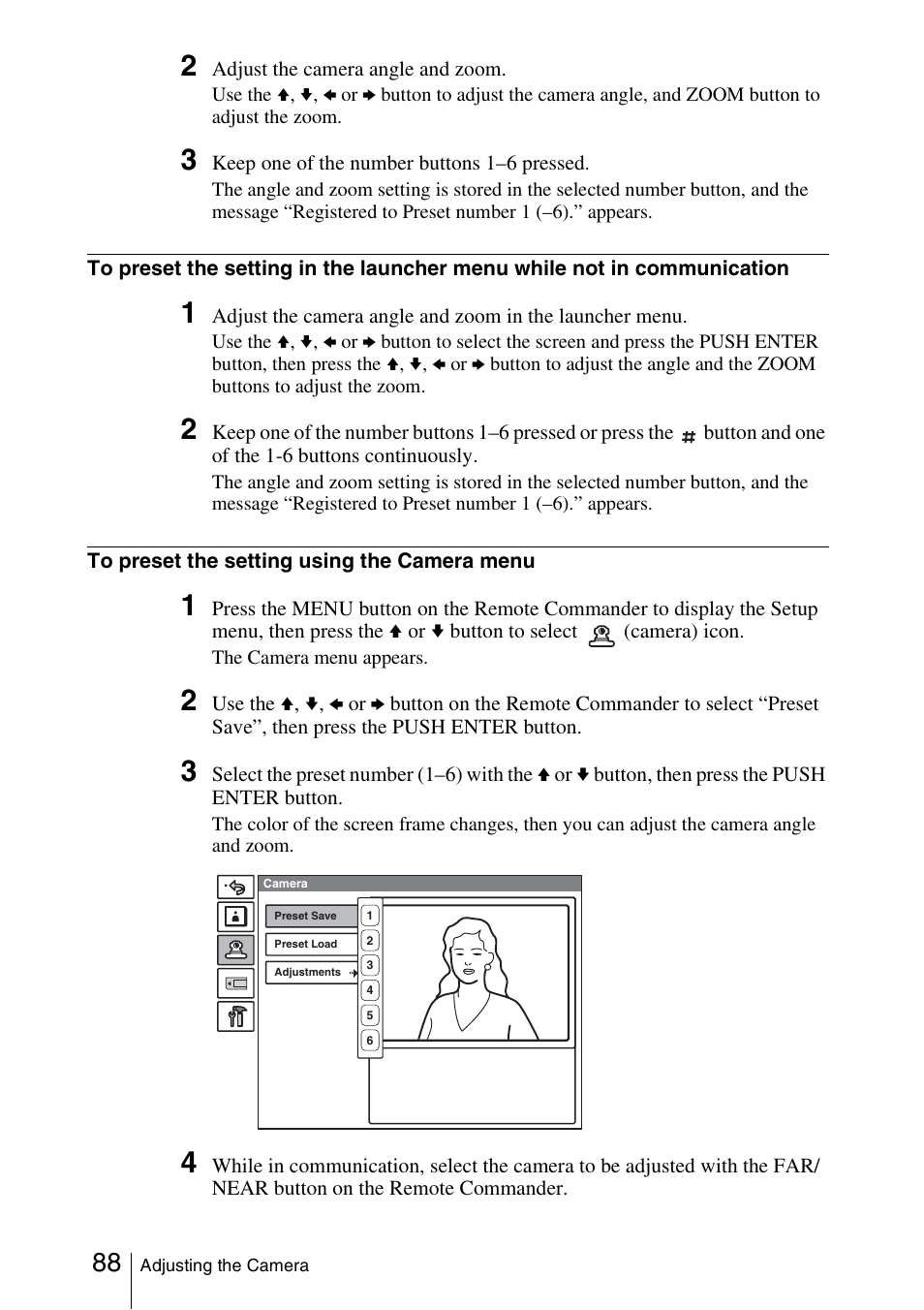 Sony PCS-1/1P User Manual | Page 88 / 216