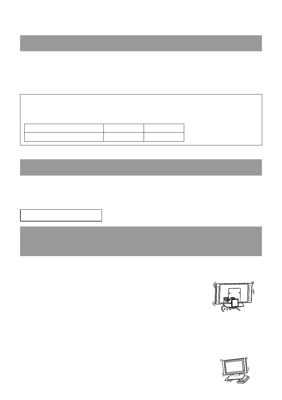 Avertissement, A propos des mesures de sécurité | Sony SU-P42T1 User Manual | Page 12 / 32