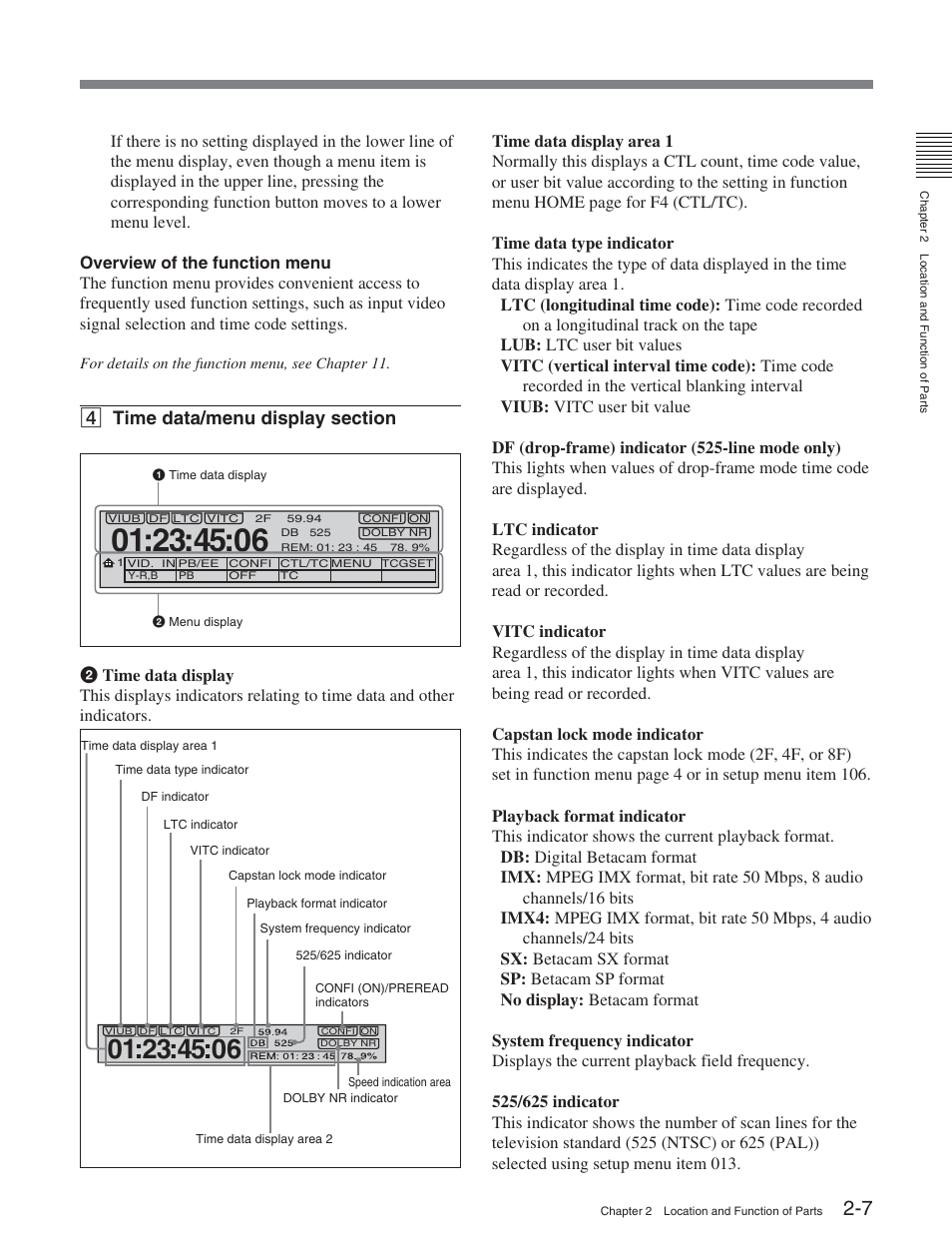 Sony DVW-2000P User Manual | Page 21 / 164