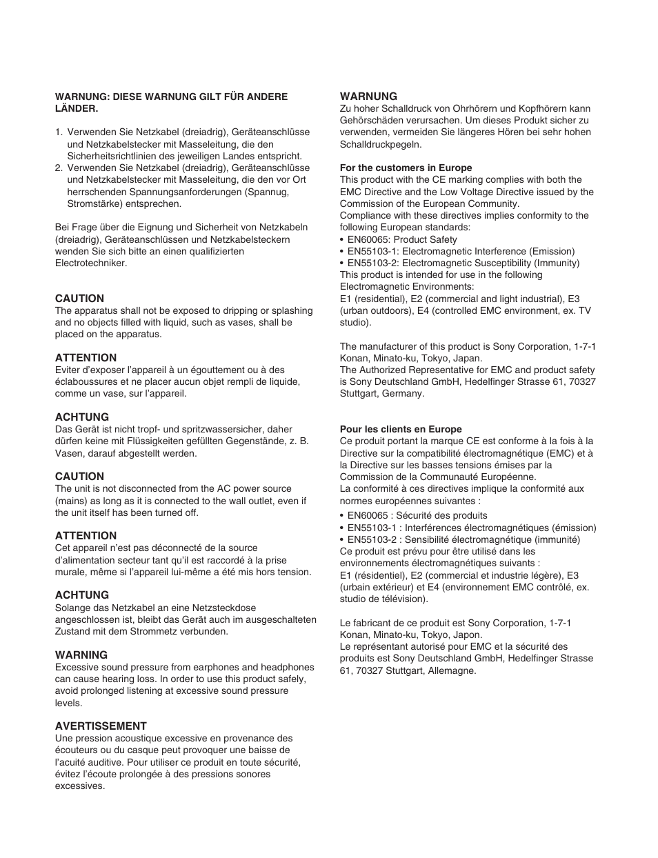 Sony DVW-2000P User Manual | Page 3 / 164