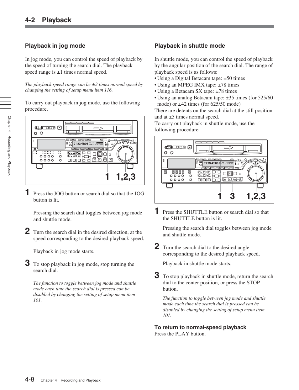 Sony DVW-2000P User Manual | Page 54 / 164