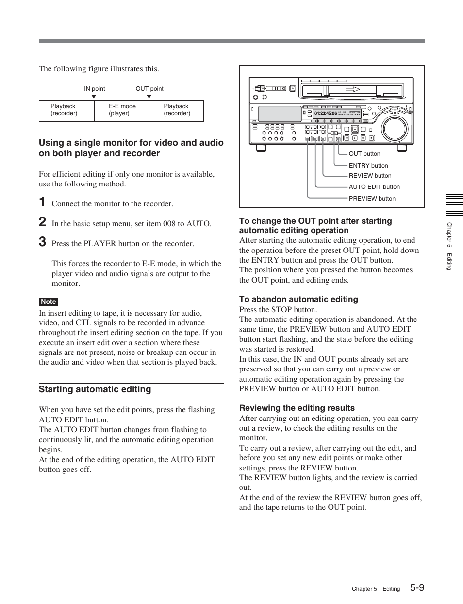 Sony DVW-2000P User Manual | Page 69 / 164