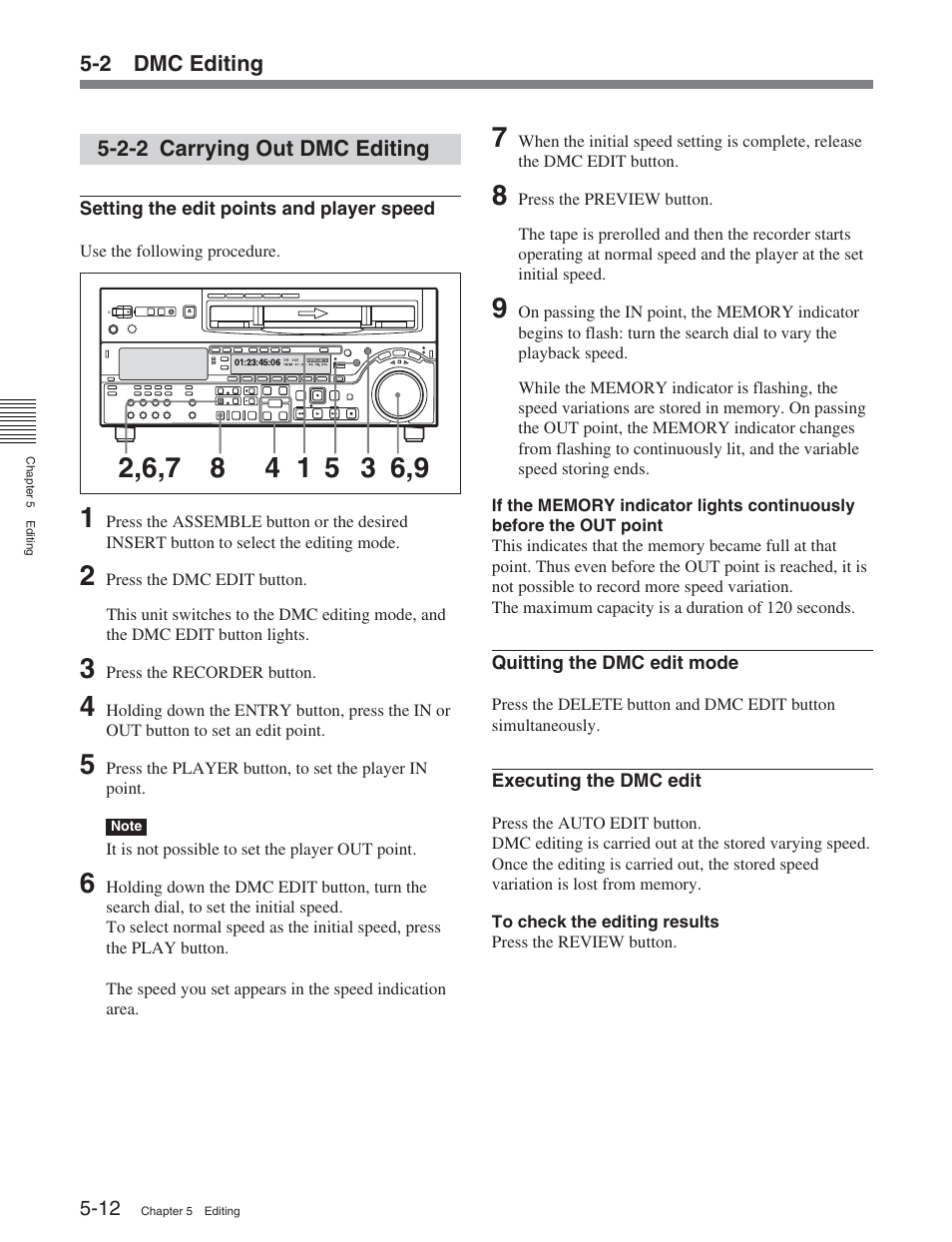 2-2 carrying out dmc editing | Sony DVW-2000P User Manual | Page 72 / 164