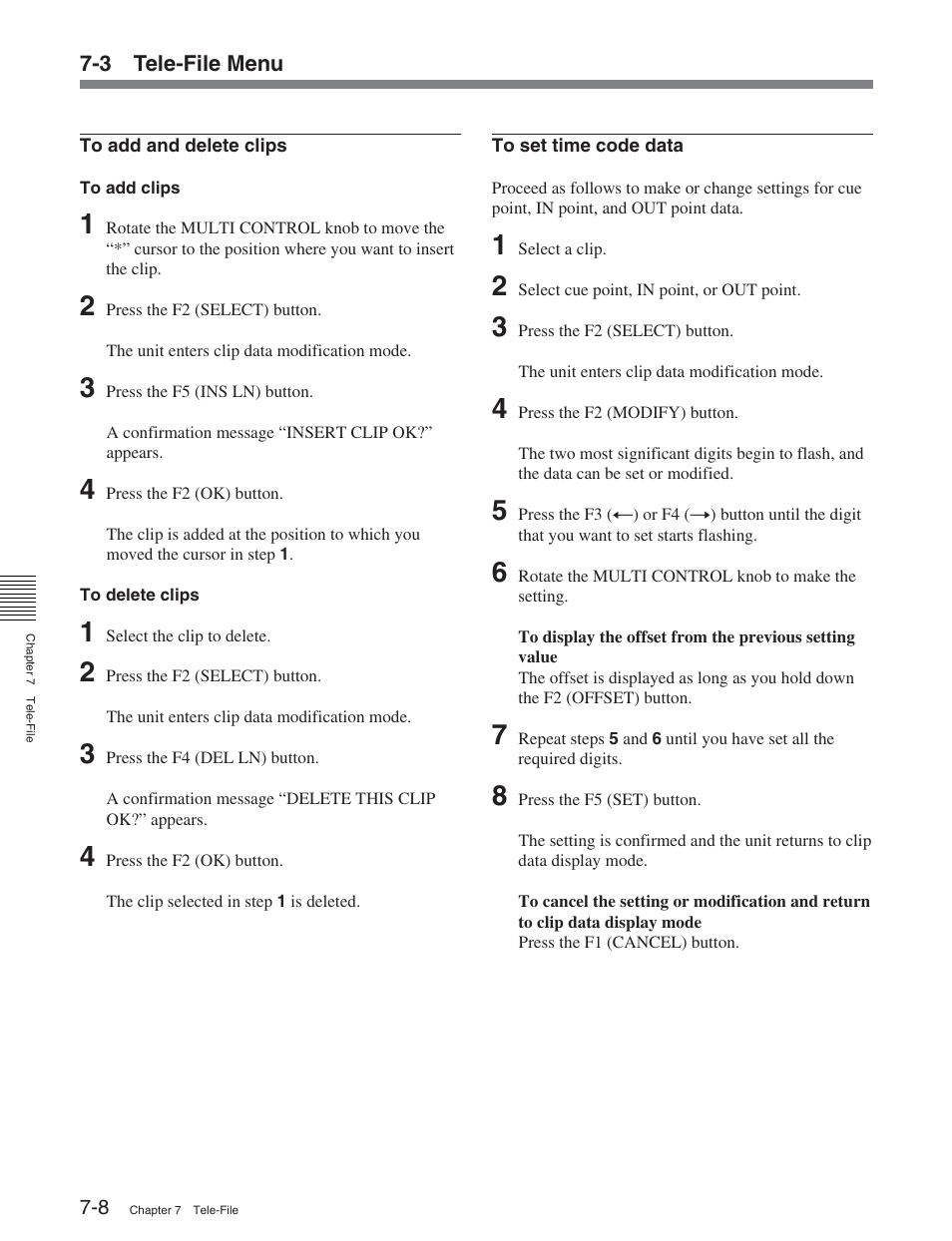 Sony DVW-2000P User Manual | Page 92 / 164