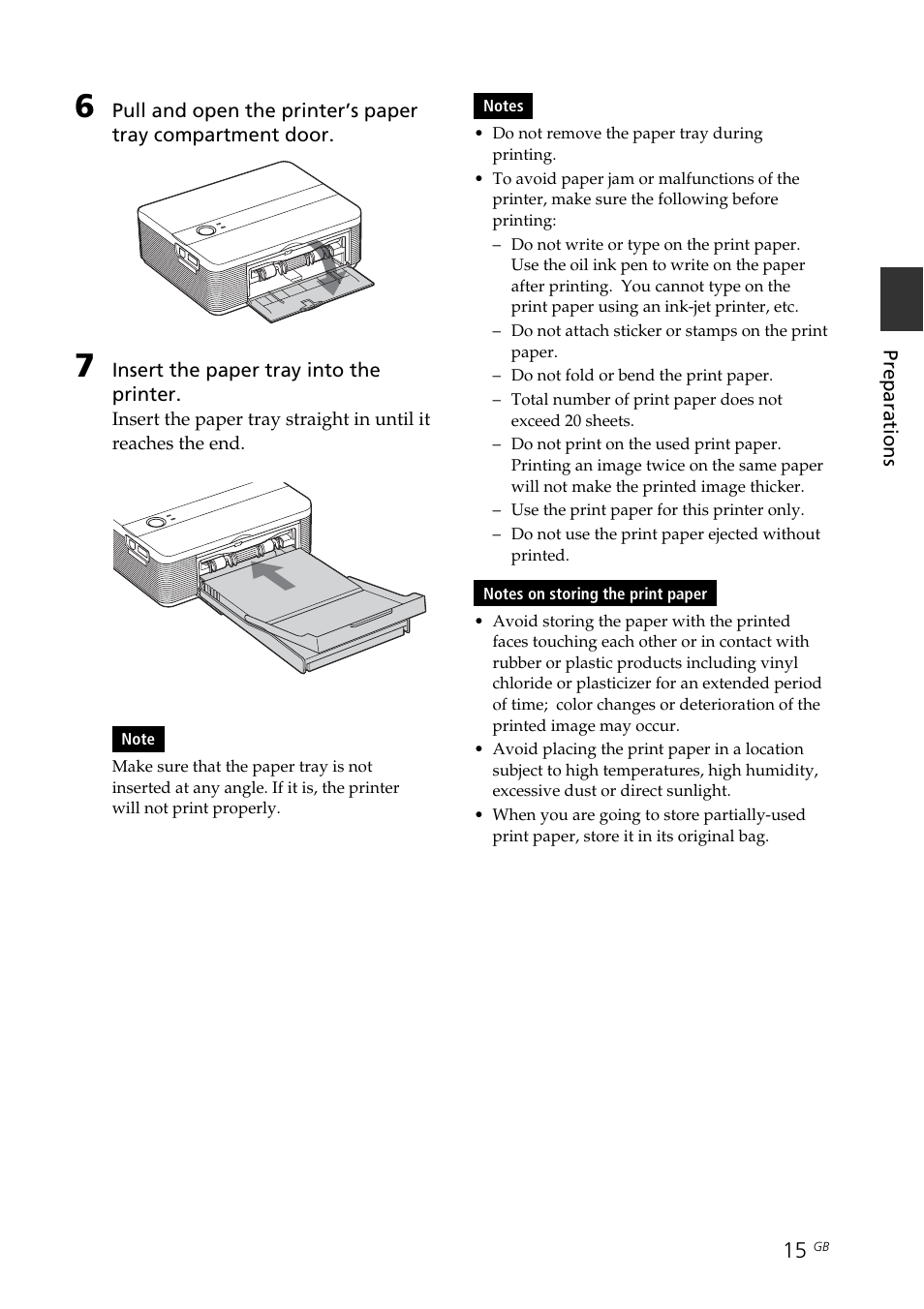 Connecting the ac power source | Sony DPP-FP35 User Manual | Page 15 / 52