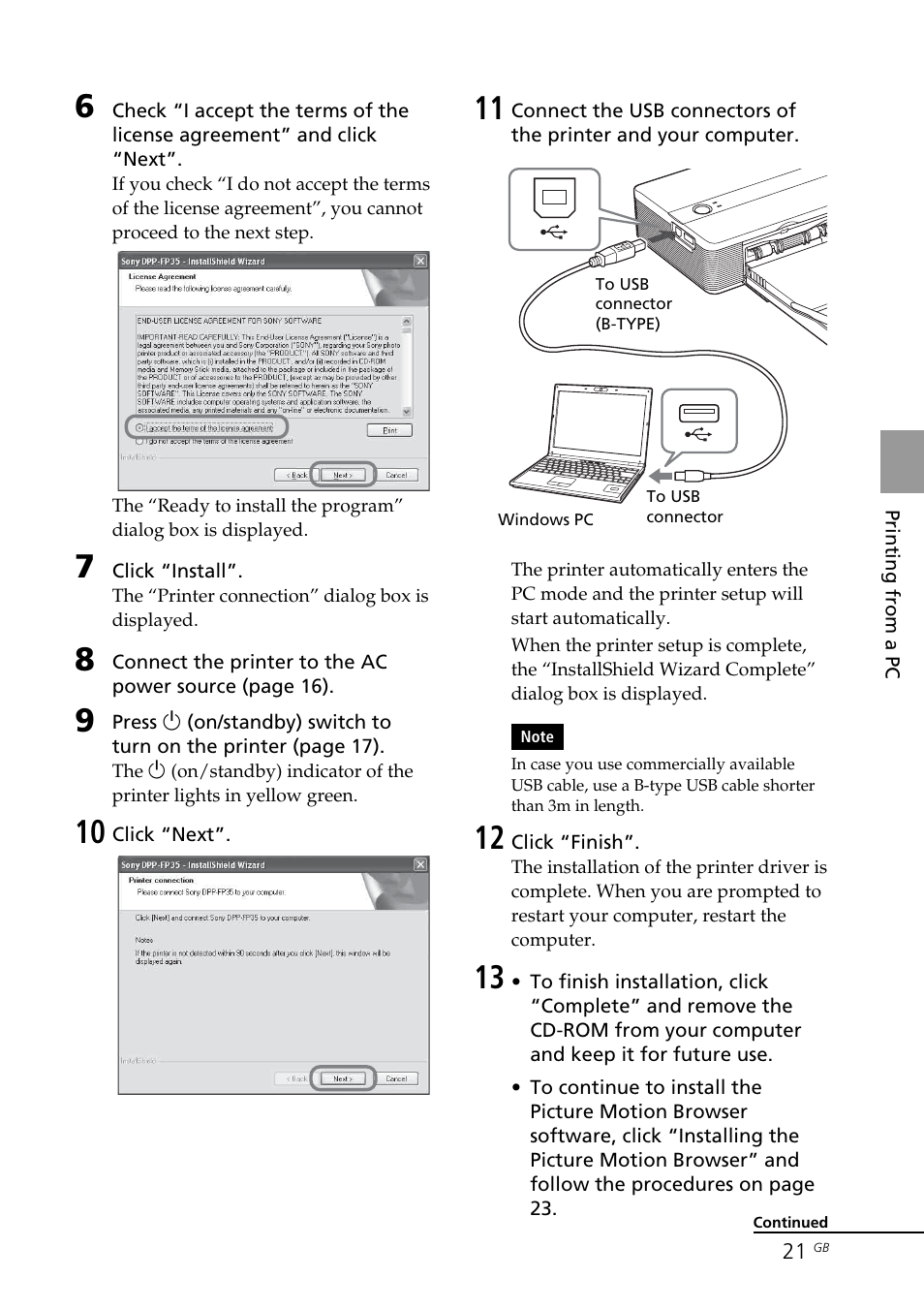 Sony DPP-FP35 User Manual | Page 21 / 52