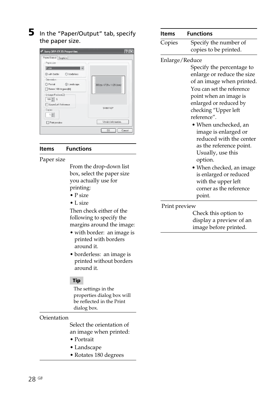 Sony DPP-FP35 User Manual | Page 28 / 52