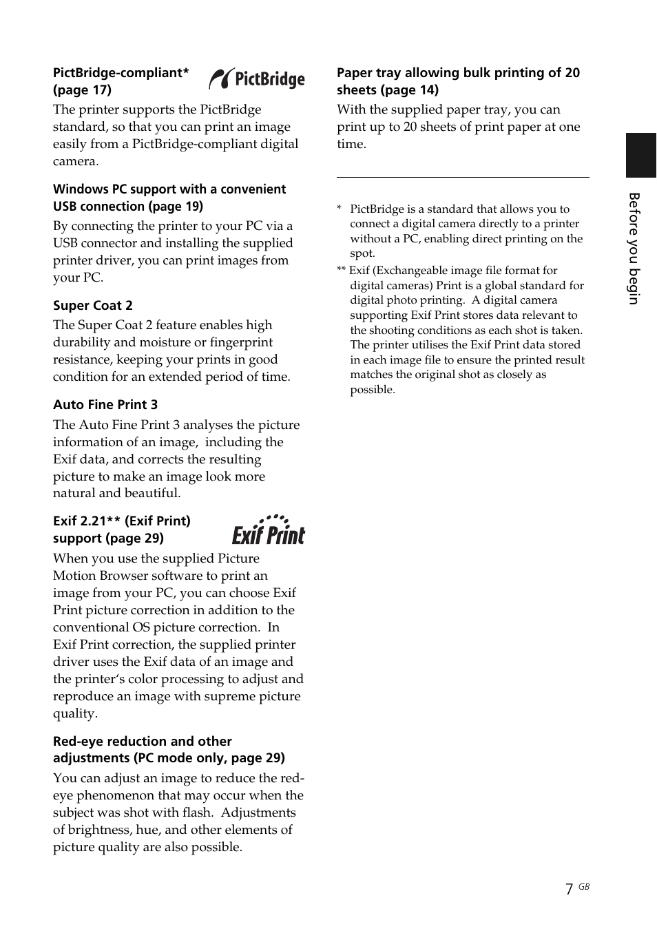 Sony DPP-FP35 User Manual | Page 7 / 52