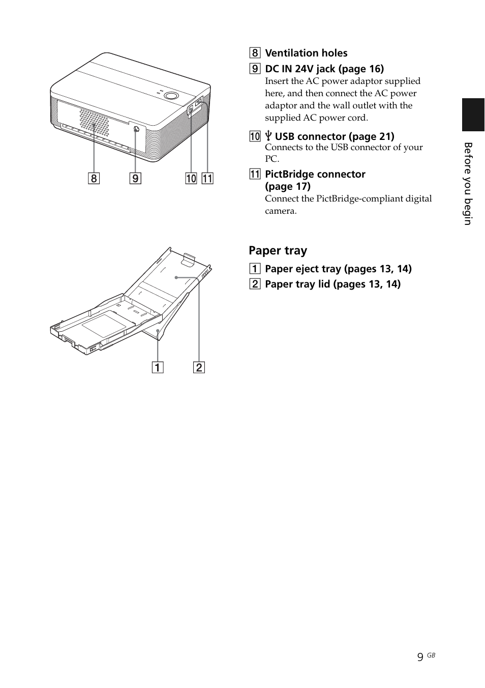 Sony DPP-FP35 User Manual | Page 9 / 52