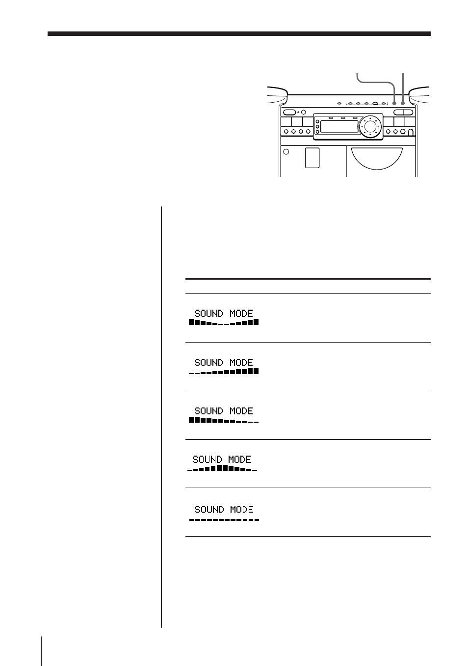 Selección del énfasis de sonido | Sony ZS-D7 User Manual | Page 104 / 112
