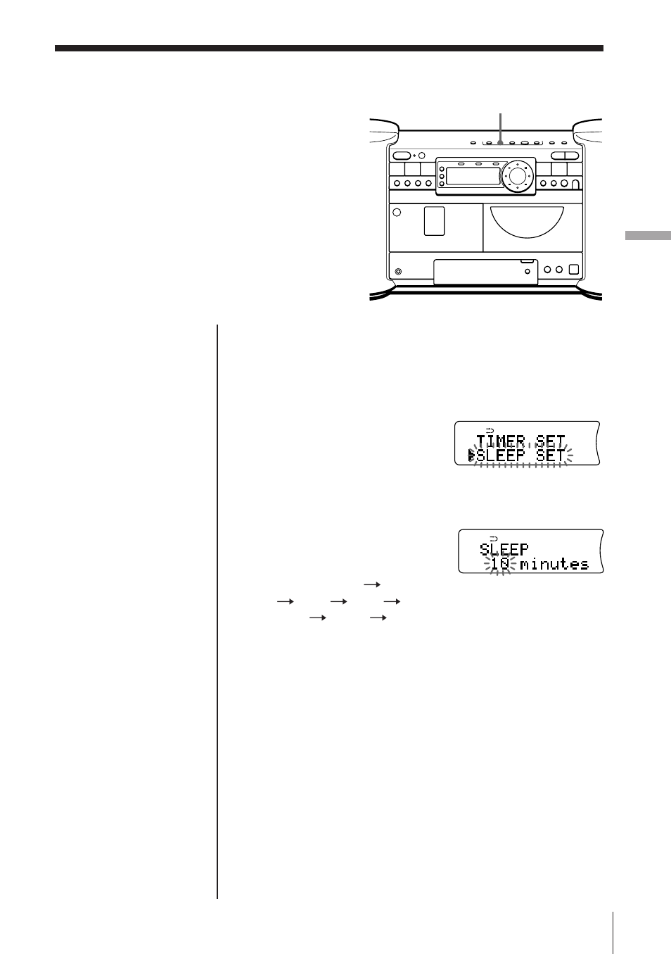 Falling asleep to music | Sony ZS-D7 User Manual | Page 35 / 112