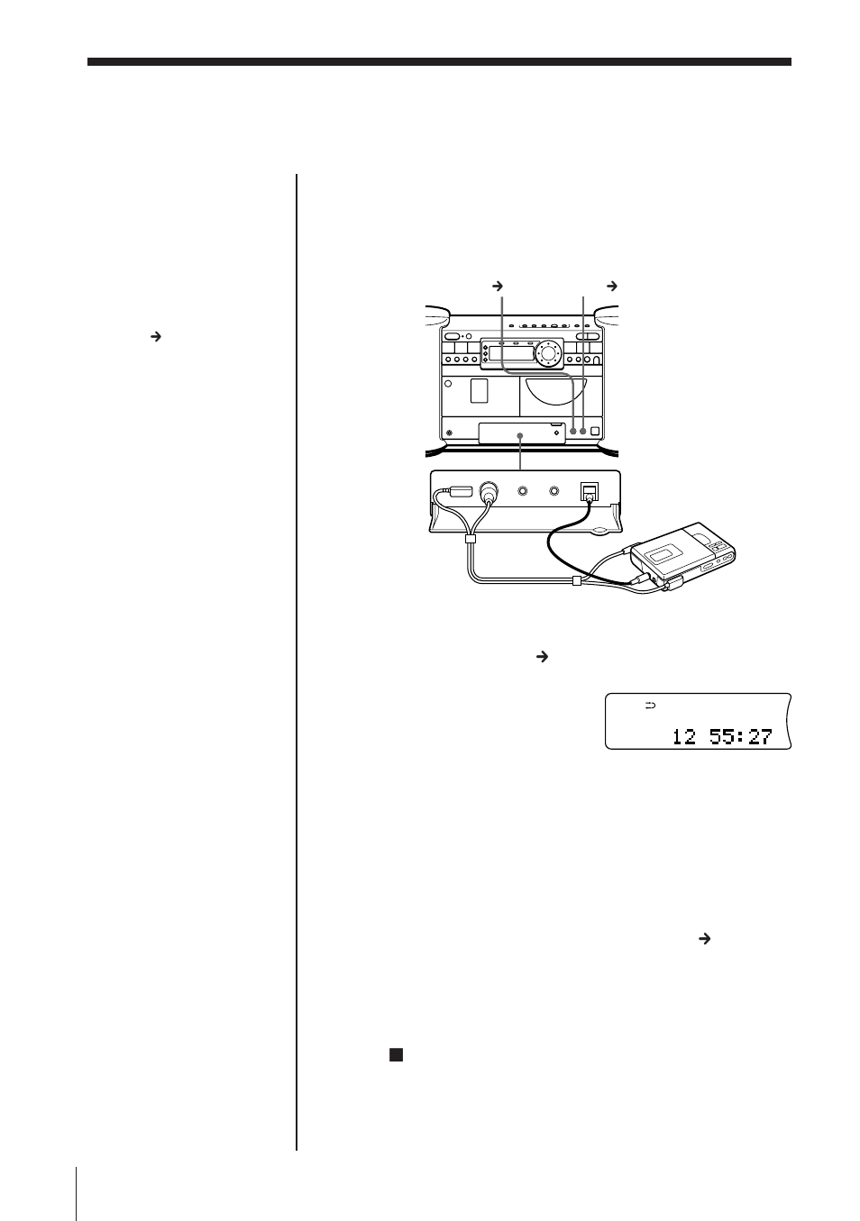 Recording a cd on a portable md recorder | Sony ZS-D7 User Manual | Page 44 / 112
