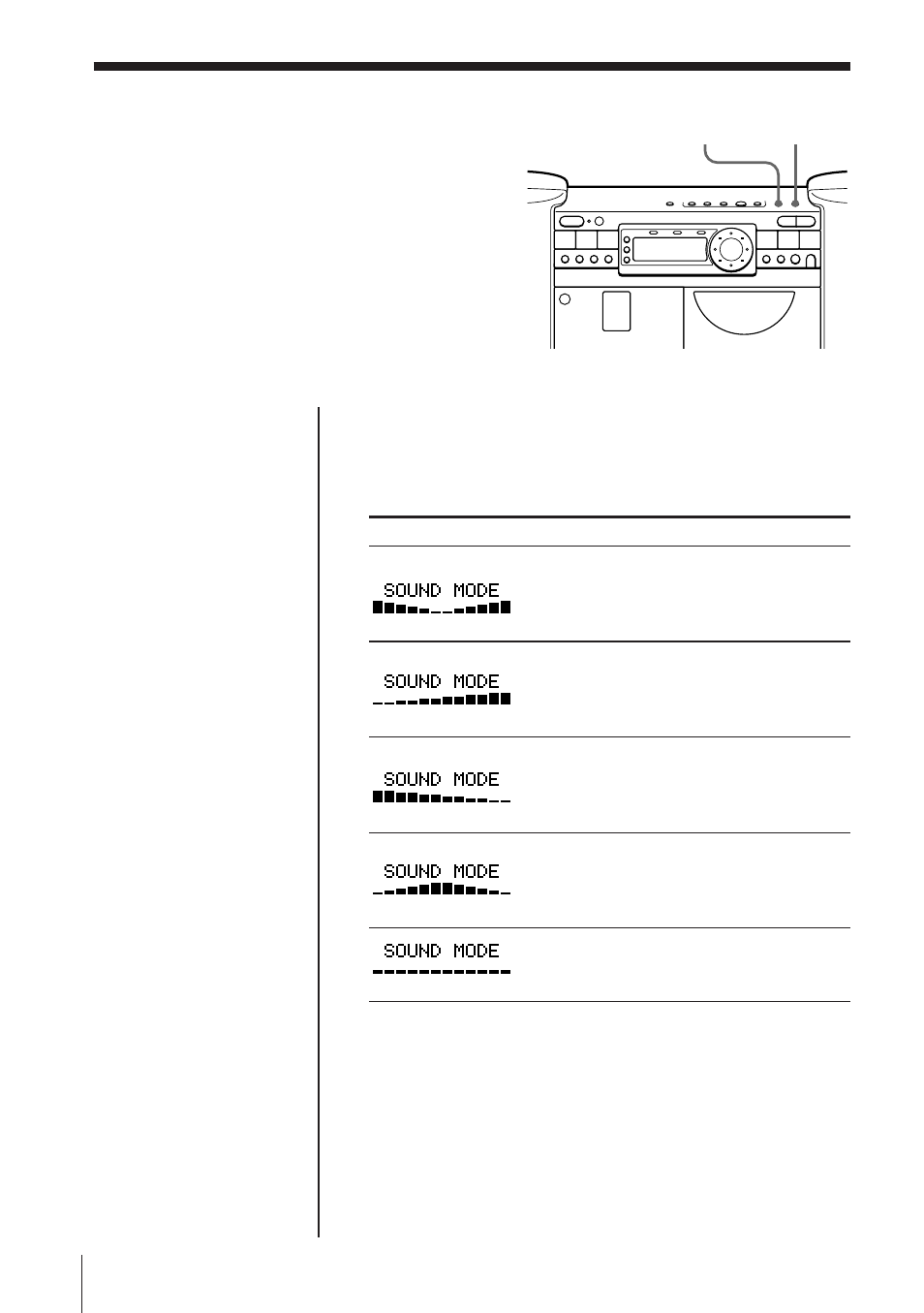 Selecting the audio emphasis | Sony ZS-D7 User Manual | Page 48 / 112